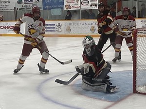 Visiting team wins first two games of Prairie Junior Hockey League final