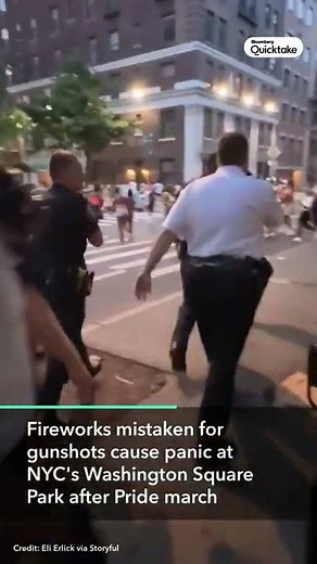 Fireworks Mistaken for Gunshots Cause Panic at NYC Pride