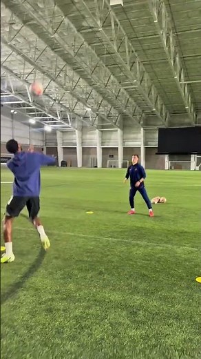 Inside MLS Pro Player Training with Kobi Henry 🙏🏼 #coachingskills #football #soccer
