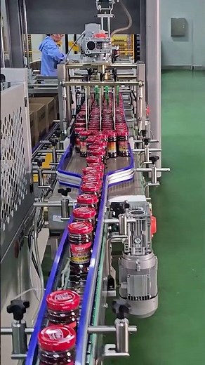 【全自動コンベアライン】ボトル＆平面両用ラベラー T400｜広口ジャー容器への超高速・無人ラベル巻き貼り！既存ライン連結で工場包装を完全自動化｜環聯ジャパン合同会社 #shorts