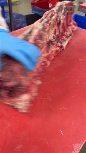 Preparation and cooking of a whole Dry Aged Rolled Sirloin ✔️ After spending some time in our Dry Ager, the Striploin is ready to be expertly broken down, prepared and packaged by our butchery team. It's time in the dry ager has allowed the outer layer of the meat to mature and improve the overall tenderness of the meat. If you think our services would be the perfect fit for your catering business, please don't hesitate to message our page directly! Too rare or perfect? Let us know what you thin