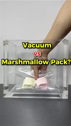 🔥 Vacuum vs Marshmallow Pack?! 🍡😳
