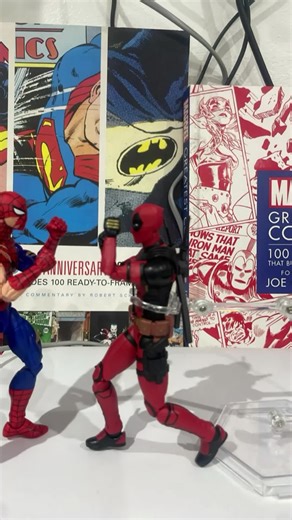 Exploring Stop Motion Animation with Spiderman and Deadpool