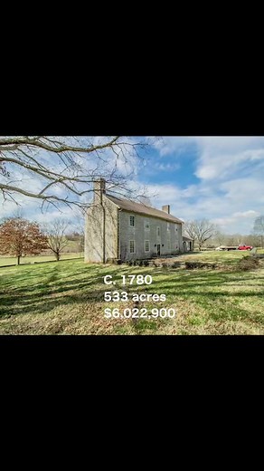 85K views · 2K reactions | Kentucky's most expensive old house listing. Two houses and a barn that Daniel Boone helped build. Home to one of the earliest distillers of bourbon. 533 acres. $6,022,900. Link in comments to see all of this beautiful estate. #oldhouselife #oldhouse #kentucky #visitkentucky #onlyinkentucky | Old House Life - Michelle Bowers | Facebook