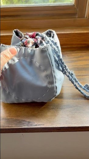 Japanese Rice Bag by hand #slowstitch