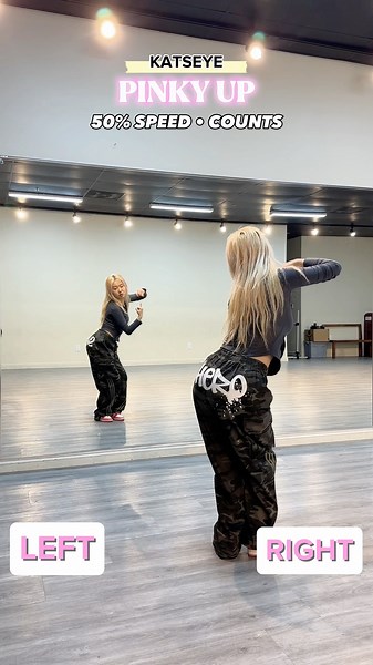 KATSEYE ‘PINKY UP’ Dance Tutorial (Slow+Counts) #katseye #pinkyup #dancetutorial