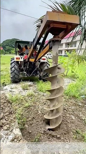 Digging Deep: How Farmers Use Auger-Equipped Tractors To Drill Perfect Holes