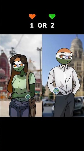 Girl or boy? 🤔| INDIA flag trend 🇮🇳 #countryhumans