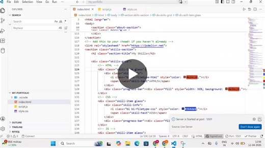 #webdevelopment #fullstackdeveloper #futureinterns #portfolio #html #css… | CHIVAKALA MADHUMITHA
