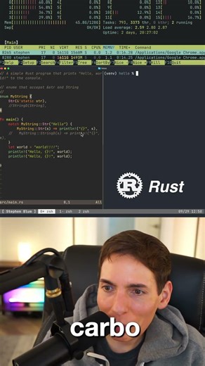 Rust Cargo Hello, World! Run