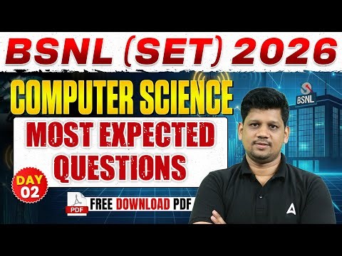 BSNL SET 2026 | Computer Science Most Expected Questions | Day 2 | By Mayank Sir
