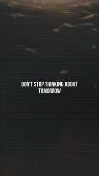 Don't stop thinking about tomorrow #fleetwoodmac #rocklyrics