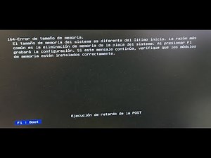 164 Error de Tamaño de Memoria
