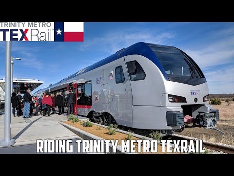 Riding Trinity Metro TexRail from Grapevine to Fort Worth Central