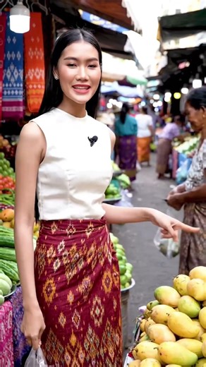 Khmer girl trying ripe mangoes 🇰🇭 #shorts #khmer #mango