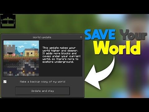 Minecraft Bedrock 1.18: How to Update Worlds