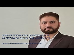 JKSSB English MCQs | 10 Most Important Questions Explained in Detail