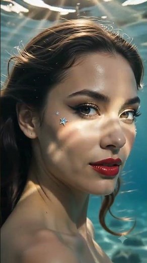 She Looks Stunning Underwater | Cinematic 4K AI Beauty