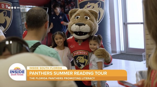 Florida Panthers Team Up with Broward County Library to Inspire Young Readers