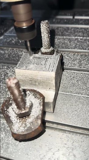 DIY Desktop Mill Cutting Aluminium | Microcontroller Based SPM Automation Project