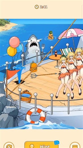 Brain Puzzle 2: Logic Twist Level 15 Solution Walkthrough | Shipwreck crisis.#shorts #viral #gaming