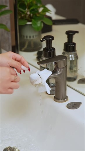 Finaly found a fix for my short faucet! No more splashing!#bathroom #faucet #home #tiktokshop #filter