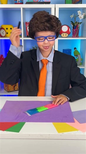 مسطرة مرحة! 📏✨ مصنوعة من السلايم، استمتع بها! 💚