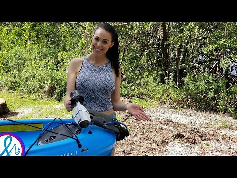 Amazing Ultra Light Kayak Motor Bixpy Jet on Hobie Kayak