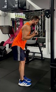 Reverse-Grip Cable Triceps Pushdown (Bar)