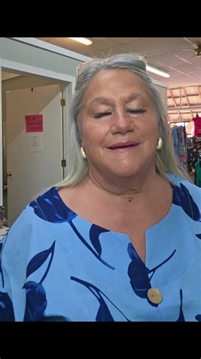 OOTD: Light Blue Top with Blue Flower Design