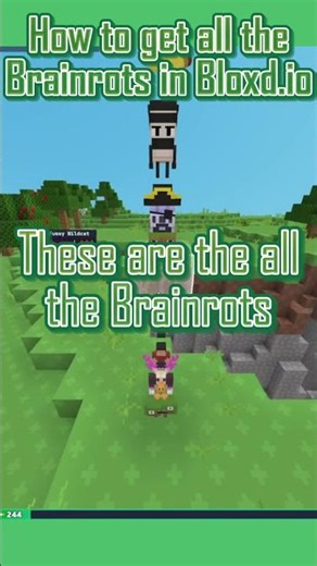How to get all the Brainrots in Bloxd.io #bloxdio #minecraft #code