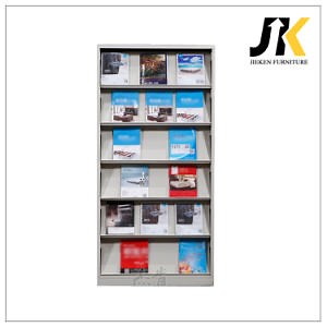[Hot Item] Metal Magazine Rack, Steel Cabinet, Bookshelf for Newspaper