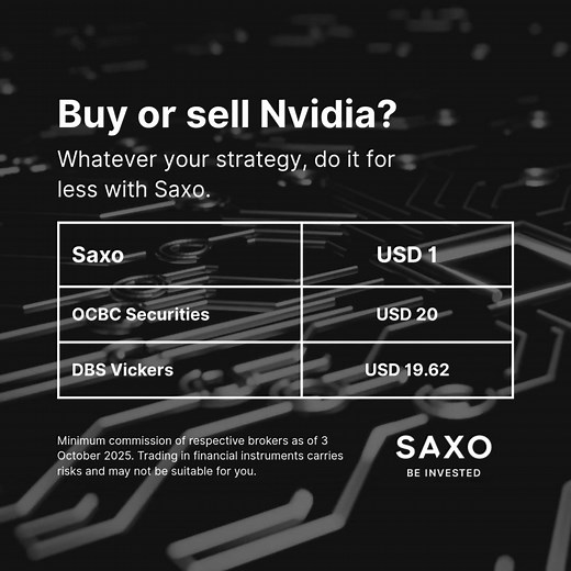 29 reactions | It can cost 20x more to buy 10 shares of Nvidia with another broker. Invest with Saxo today. | Saxo Singapore | Facebook