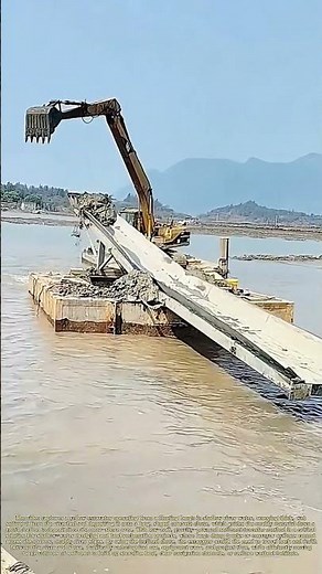 Sliding River Sediment: How a Custom Inclined Chute Moves Dredged Mud to Shore