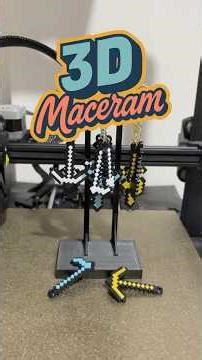 Yeni bir anahtarlık koleksiyonu hazırladım! #3d #3dprinting #3dyazıcı #minecraft #shorts