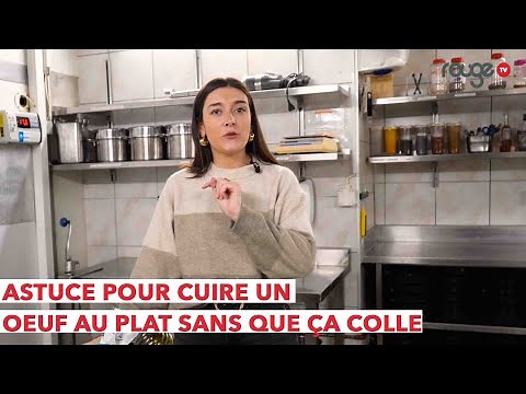 Cuire un oeuf au plat sans qu'il colle - Les Astuces de Camille