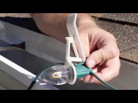 How To Put Up Christmas Lights - C9 LED Commercial Christmas Lights For Roof Line