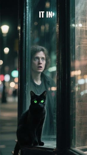 What I Learned from My Cat's Strange Reflection Behavior#cutecatstv #creepycat #catshorts #fyp