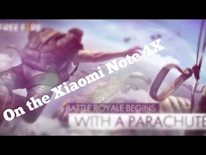FREE FIRE on the Xiaomi Redmi Note 4X