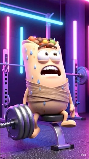 Burrito’s Gym Struggle 💪🌯