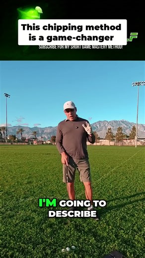 Never seen this chipping method discussed. It's money! If your short game is costing you strokes, this will transform it. #GolfTips #ShortGame #Chipping #GolfTechnique