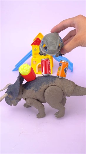 Satisfying Unboxing with Gray Velociraptor Triceratops | Dino Jurassic World Toys Fun Video
