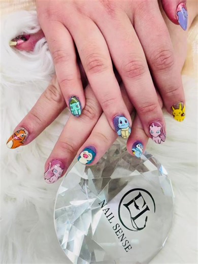 “Where Japanese-inspired nail art meets true craftsmanship.” #elnailsense #pokemon #japanesenailart #nails #nailart
