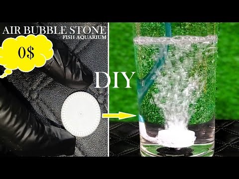 DIY Aquarium Air Bubble Stone | How to make DIY Air Stone at Home | Fish Oxygen System