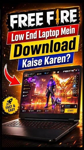Free Fire Download For PC & Laptop | Low End PC 4GB Ram | How To Play Free Fire In Laptop & PC