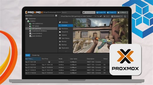 【双语 纯享】🎮自制游戏服务器！Proxmox   自托管流媒体解决方案🔥