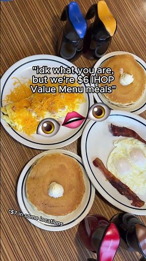 Try the IHOP Value Meal, available every day from 7am - 10pm