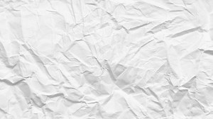 White Wrinkled Paper Background