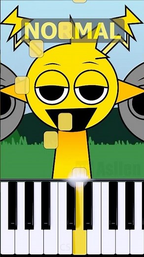 Simon Theme (Incredibox Sprunki Retake) | Normal Vs Horror on piano