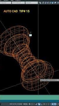 How to Use Revolve Command In AutoCAD 3D very easy useful